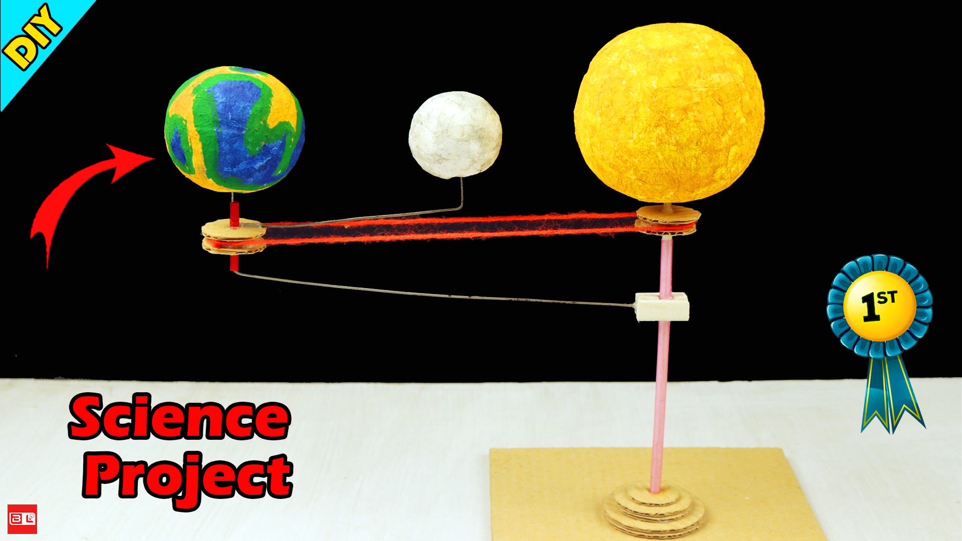 Earth and Moon Rotation Model