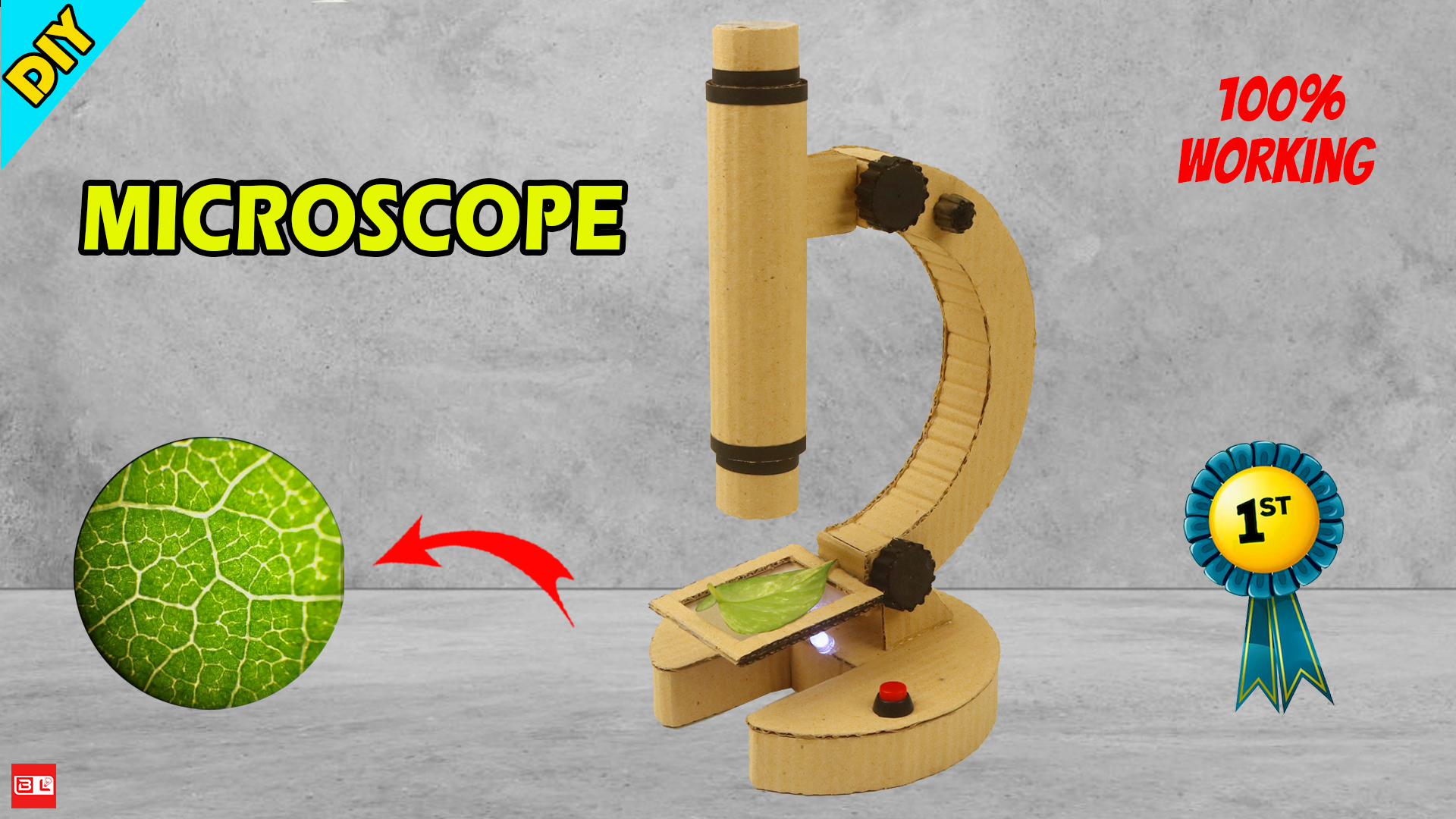 How to make microscope from Cardboard