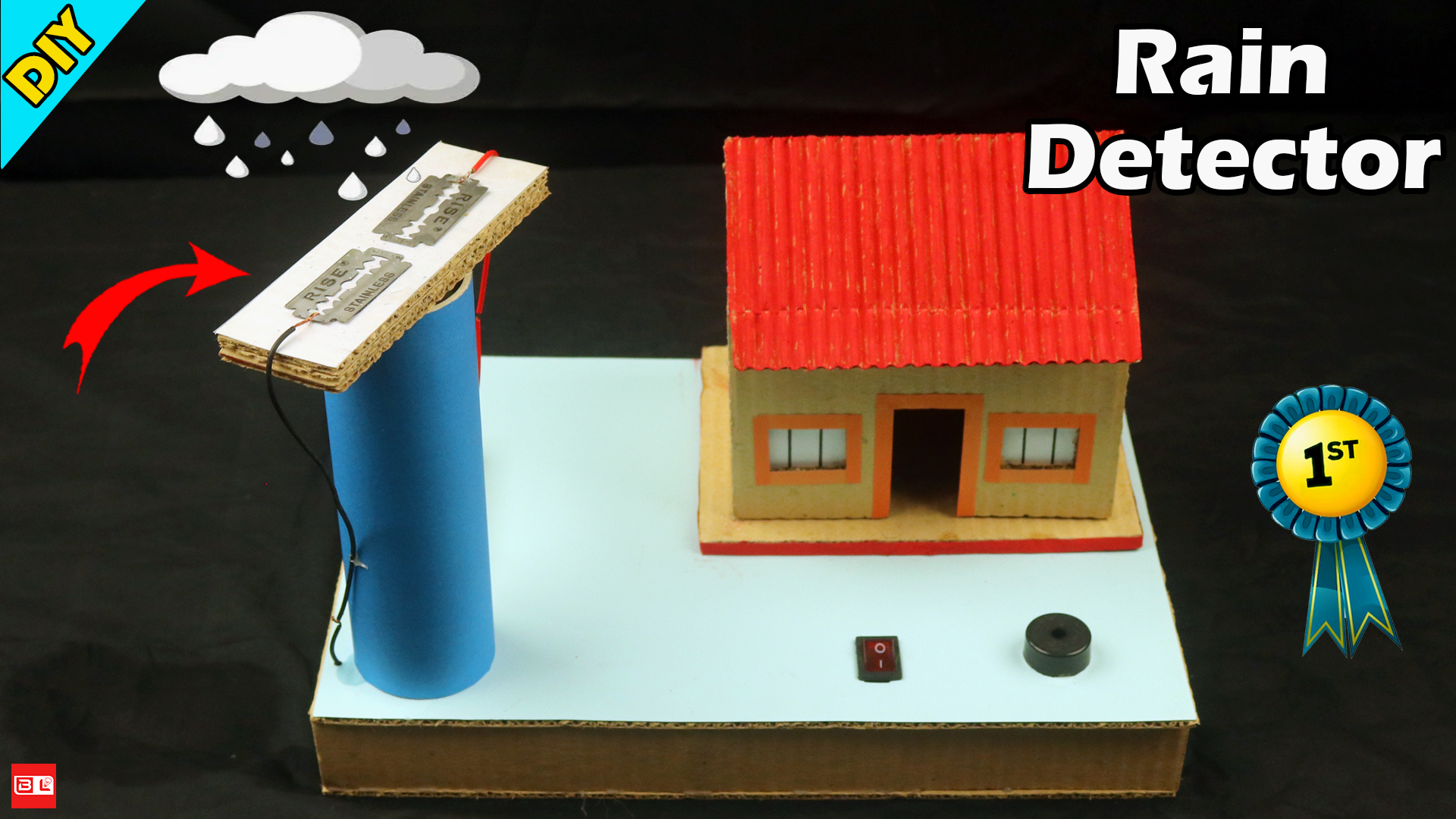 How to Make Rain Detector Alarm Project at Home